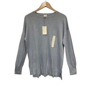A New Day women's Light Blue Pullover Tunic Sweater Sz XL Soft Knit Relaxed Fit